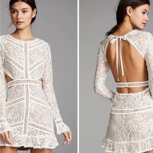 NWOT For Love and Lemons Emerie Cut out dress